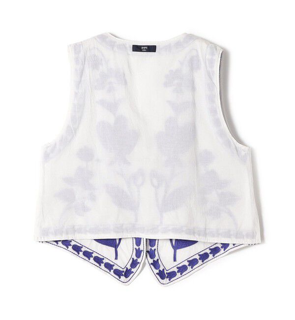 SHIPS Colors 「SHIPS Colors:〈手洗い可能〉エンブロイダリー ベスト」|ベスト・ジレ|