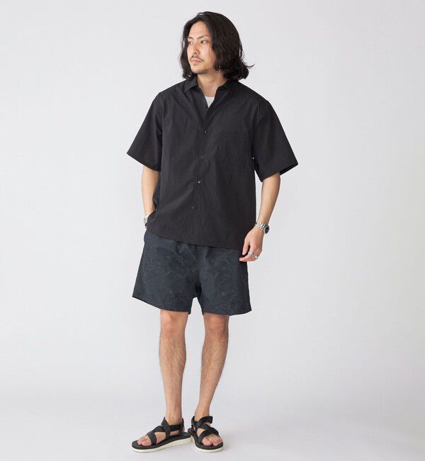 SHIPS「SHIPS:〈吸水速乾〉Micro Dot Air(R) レギュラーカラー ショートスリーブ シャツ」|シャツ・ブラウス|