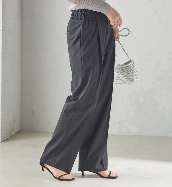 SHIPS for women「〈手洗い可能〉ツイル ストレート パンツ（セットアップ対応）」|その他|