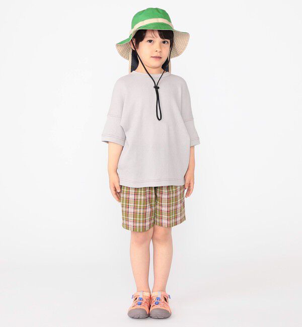 SHIPS KIDS「THYARD:100～125cm / ワッフル 半袖 TEE」|Tシャツ・カットソー|