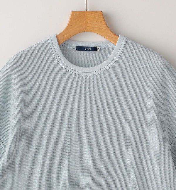SHIPS KIDS「THYARD:100～125cm / ワッフル 半袖 TEE」|Tシャツ・カットソー|