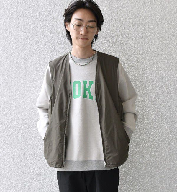 SHIPS any「SHIPS any: 〈洗濯機可能〉ダブルジップ アーバン ベスト［a-nylon］(セットアップ対応)◇」|ベスト・ジレ|