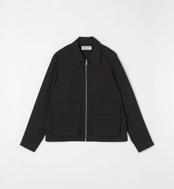 SHIPS「City Ambient Products: ウールライク ジップ ブルゾン (セットアップ対応)」|ブルゾン・スタジャン|ブラック