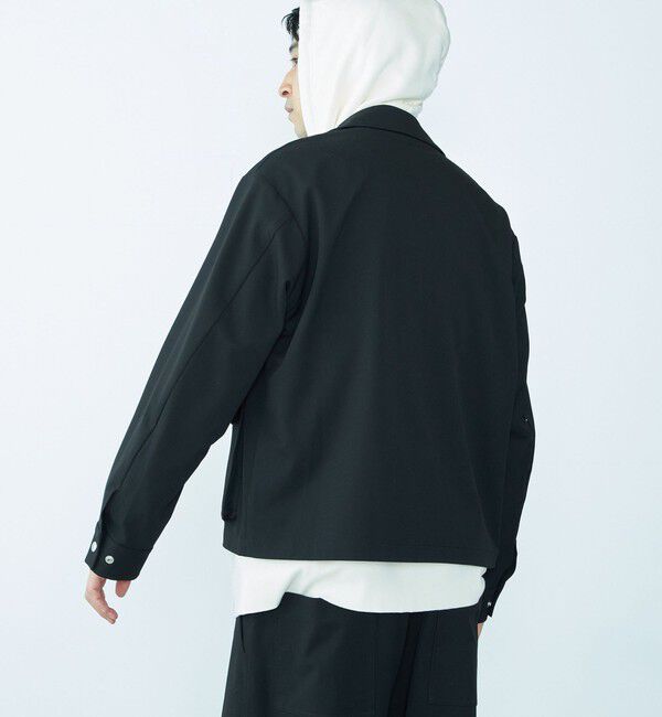 SHIPS「City Ambient Products: ウールライク ジップ ブルゾン (セットアップ対応)」|ブルゾン・スタジャン|