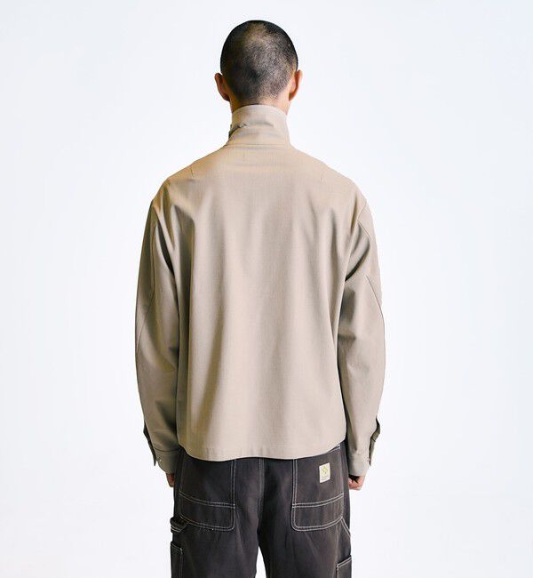 SHIPS「City Ambient Products: ウールライク ジップ ブルゾン (セットアップ対応)」|ブルゾン・スタジャン|