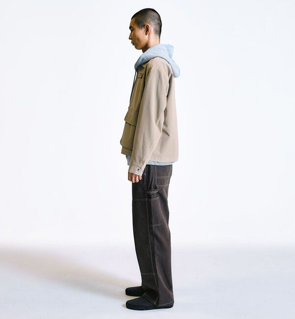 SHIPS「City Ambient Products: ウールライク ジップ ブルゾン (セットアップ対応)」|ブルゾン・スタジャン|