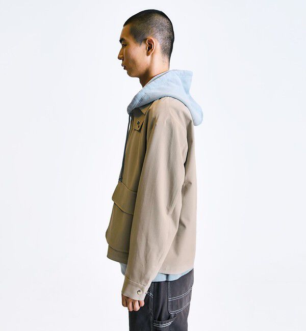 SHIPS「City Ambient Products: ウールライク ジップ ブルゾン (セットアップ対応)」|ブルゾン・スタジャン|