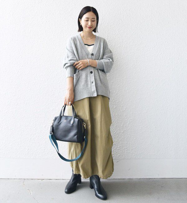 SHIPS for women「〈手洗い可能〉7G ウール カシミヤ Vネック カーディガン」|カーディガン|