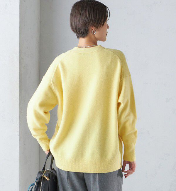 SHIPS for women「〈手洗い可能〉7G ウール カシミヤ Vネック カーディガン」|カーディガン|