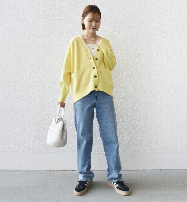 SHIPS for women「〈手洗い可能〉7G ウール カシミヤ Vネック カーディガン」|カーディガン|