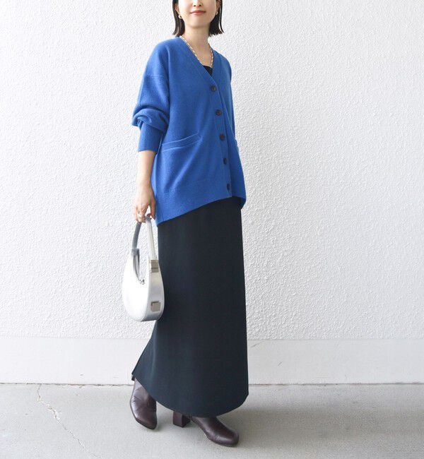 SHIPS for women「〈手洗い可能〉7G ウール カシミヤ Vネック カーディガン」|カーディガン|