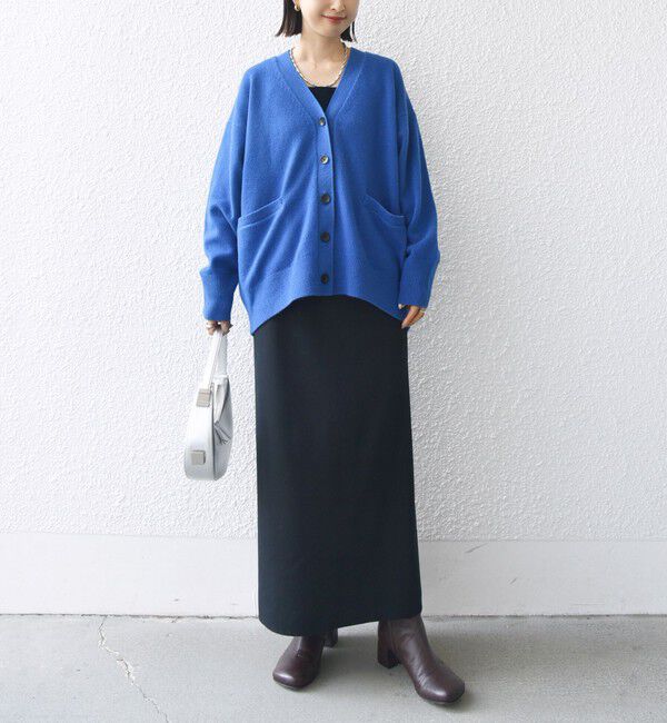 SHIPS for women「〈手洗い可能〉7G ウール カシミヤ Vネック カーディガン」|カーディガン|