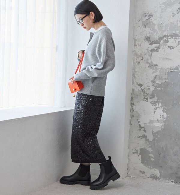 SHIPS for women「〈手洗い可能〉7G ウール カシミヤ ヘンリーネック 2WAY プルオーバー」|ニット・セーター|