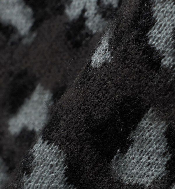 SHIPS「TOWNCRAFT:〈手洗い可能〉ヴィンテージ パターン 総柄 シャギー ニット ベスト」|ベスト・ジレ|