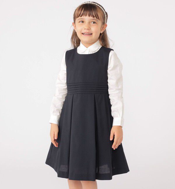 SHIPS KIDS「SHIPS KIDS:110～130cm / セレモニー ジャンパースカート」|ワンピース|