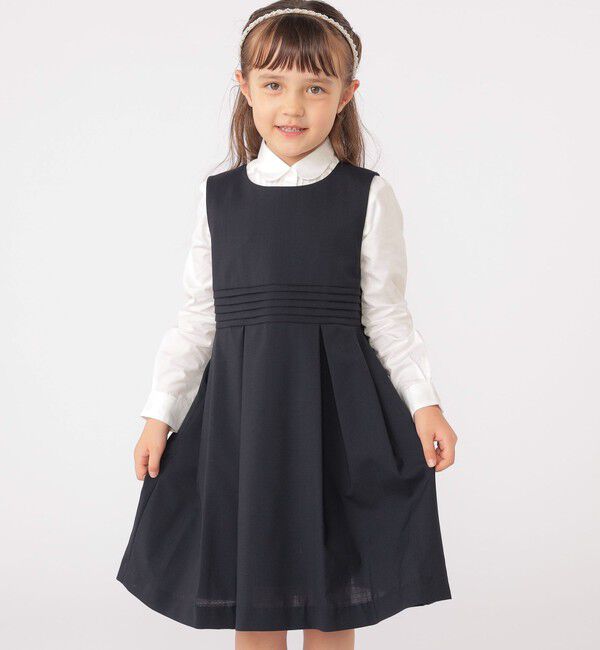 SHIPS KIDS「SHIPS KIDS:110～130cm / セレモニー ジャンパースカート」|ワンピース|