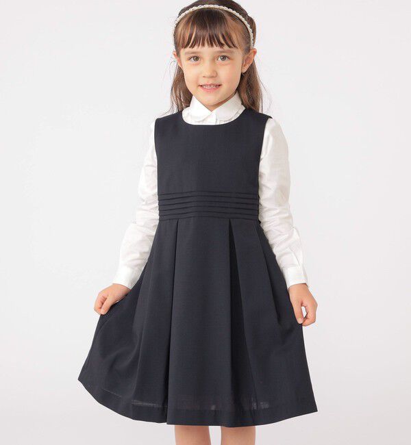SHIPS KIDS「SHIPS KIDS:110～130cm / セレモニー ジャンパースカート」|ワンピース|