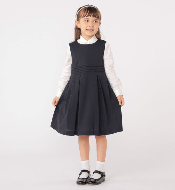 SHIPS KIDS「SHIPS KIDS:110～130cm / セレモニー ジャンパースカート」|ワンピース|