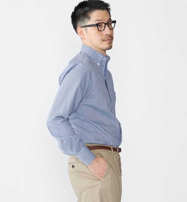SHIPS「SHIPS: イージーアイロン ギンガムチェック イタリアンボタンダウンカラー シャツ」|シャツ・ブラウス|
