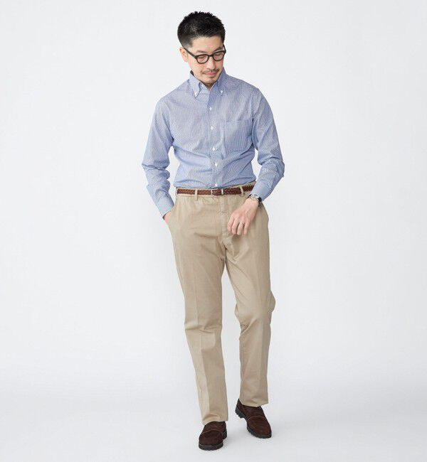 SHIPS「SHIPS: イージーアイロン ギンガムチェック イタリアンボタンダウンカラー シャツ」|シャツ・ブラウス|