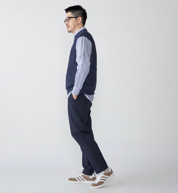 SHIPS「SHIPS: サンフェード リネン ニット ベスト」|ベスト・ジレ|