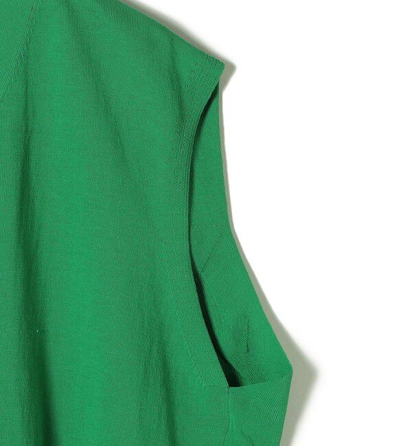 SHIPS for women「〈接触冷感 / 手洗い可能〉アイスコットン フレンチ スリーブ ジレ カーディガン」|ベスト・ジレ|