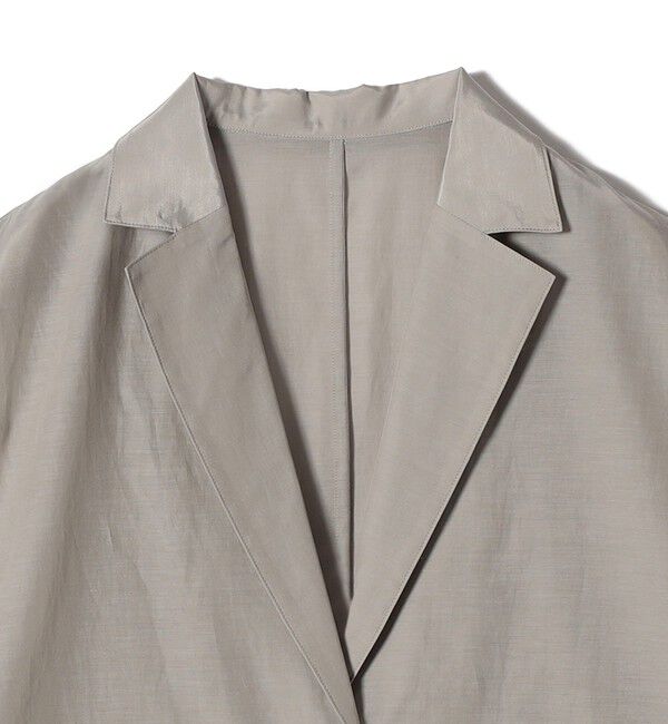 SHIPS for women「【WEB限定】〈手洗い可能〉シアー コンビ テーラード ベスト」|ベスト・ジレ|