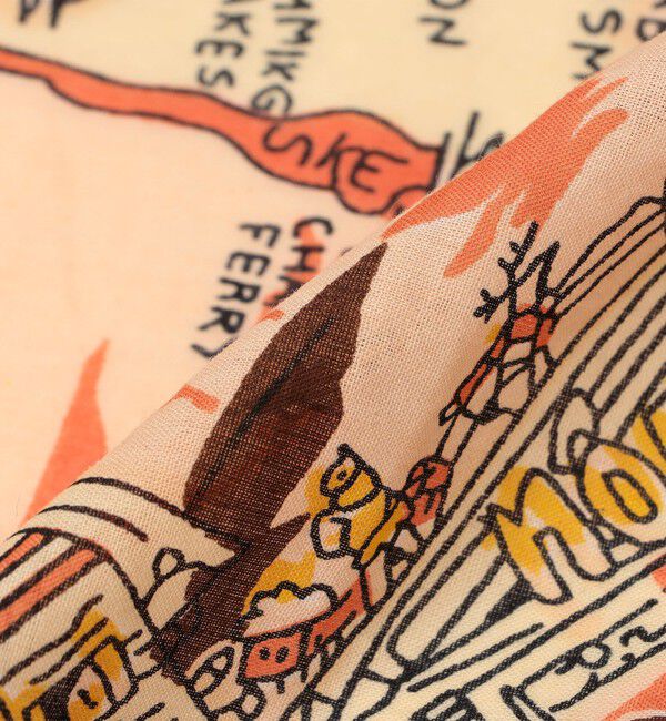 SHIPS for women「BINDU: スカーフ 100&times;100 25AW」|ストール|