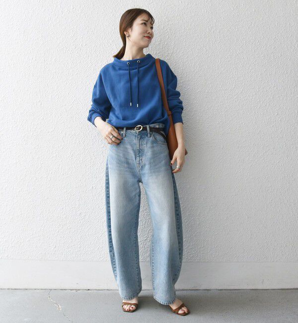 SHIPS any「SHIPS any:〈洗濯機可能〉USA コットン 裏起毛 ボトルネック プルオーバー」|スウェット・ジャージ|