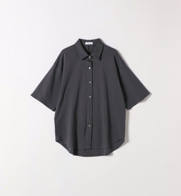 SHIPS any「SHIPS any:〈接触冷感/汗染み防止加工/洗濯機可能〉ジャージー ワイド シャツ」|シャツ・ブラウス|