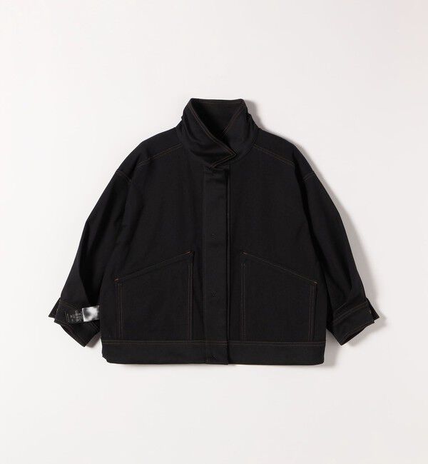 SHIPS any「SHIPS any:〈洗濯機可能〉チノ ステッチ ショート シャツ ジャケット」|ブルゾン・スタジャン|