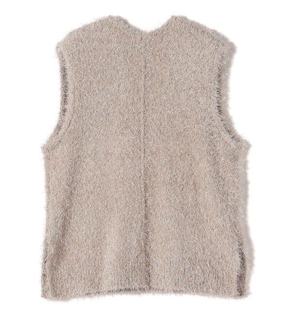 SHIPS Colors 「SHIPS Colors:〈手洗い可能〉フェイク フェザー Vネック ベスト◇」|ベスト・ジレ|