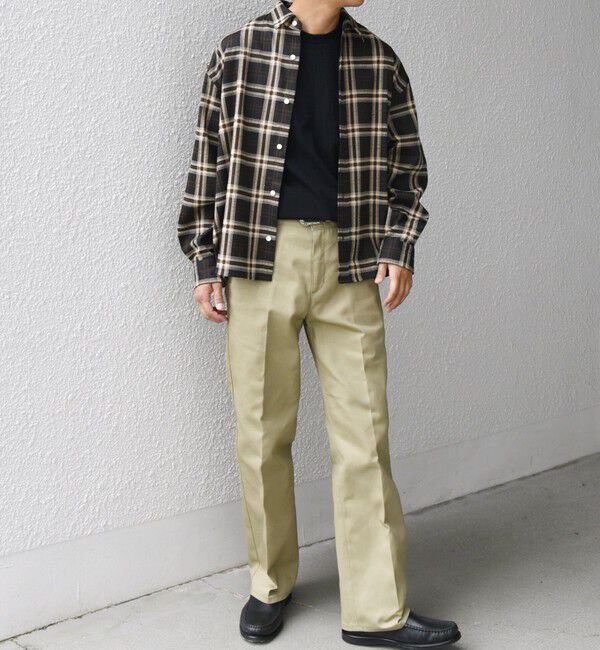 SHIPS any「SHIPS any:〈洗濯機可能〉トラッド チェックカラー ボックス ショート ネルシャツ◇」|シャツ・ブラウス|