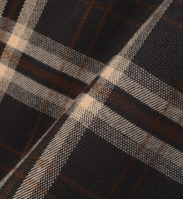 SHIPS any「SHIPS any:〈洗濯機可能〉トラッド チェックカラー ボックス ショート ネルシャツ◇」|シャツ・ブラウス|