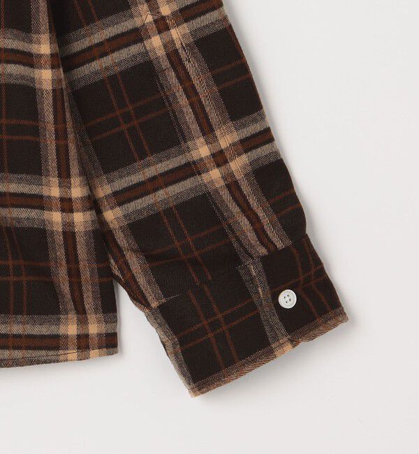 SHIPS any「SHIPS any:〈洗濯機可能〉トラッド チェックカラー ボックス ショート ネルシャツ◇」|シャツ・ブラウス|