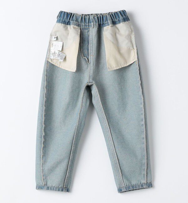SHIPS Colors 「SHIPS Colors:100～130cm /〈洗濯機可能〉バレルレッグ デニムパンツ◇」|デニム|