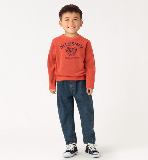 SHIPS Colors 「SHIPS Colors:100～130cm /〈洗濯機可能〉バレルレッグ デニムパンツ◇」|デニム|