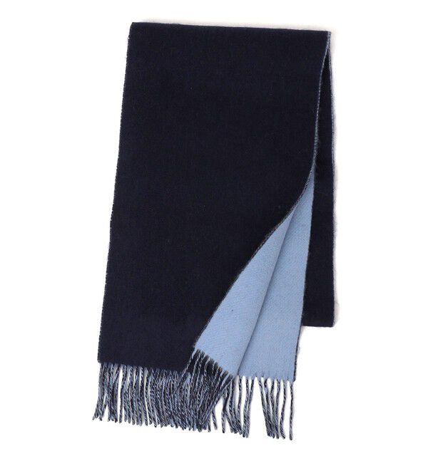 SHIPS any「SHIPS any: サープラスヤーン ウール カシミヤ リバーシブル ソリッド マフラー◇」|マフラー|