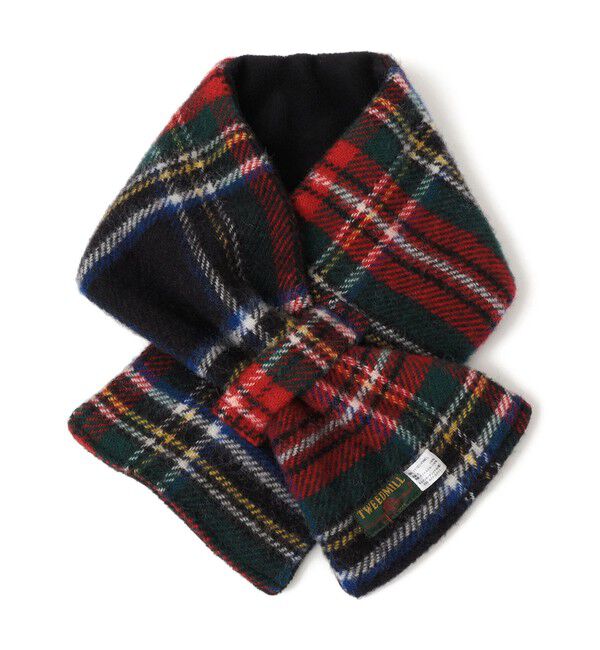 SHIPS any「TWEED MILL: チェック フリース ループ マフラー」|マフラー|