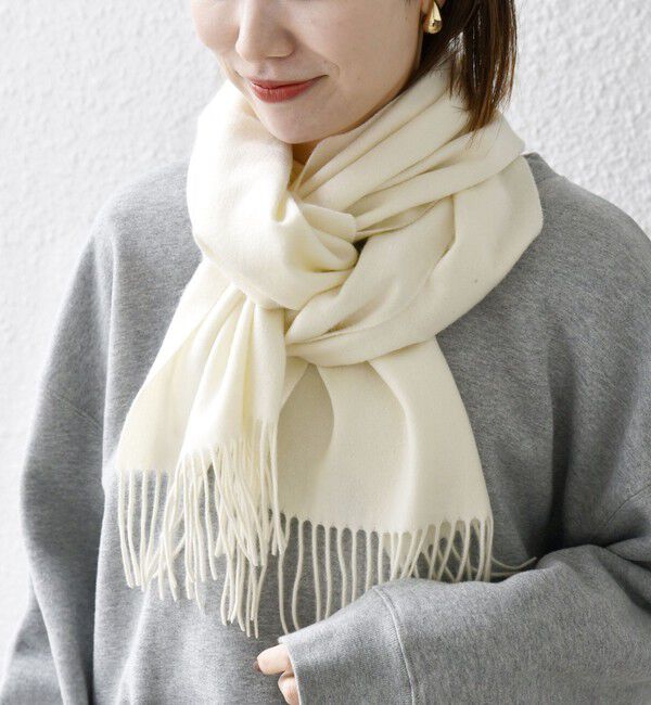 SHIPS any「SHIPS any: カシミヤ ソリッド マフラー 25AW」|マフラー|