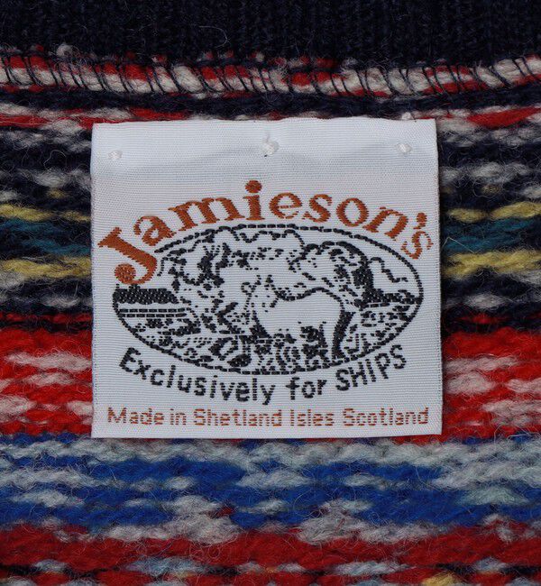 SHIPS「JAMIESONS KNITWEAR: FAIRISLE VEST」|ベスト・ジレ|