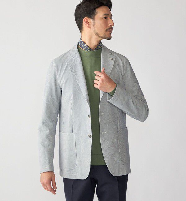 SHIPS「Puccini: コットン シルク ペイズリー スカーフ」|ストール|