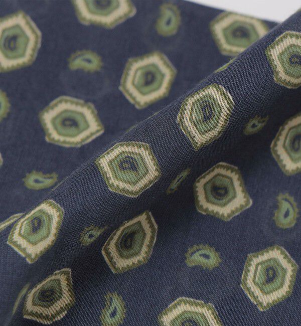 SHIPS「Puccini: コットン シルク ペイズリー スカーフ」|ストール|