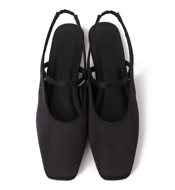 SHIPS any「【SHIPS any別注】eblouna: スクエア スリングバック パンプス」|パンプス|