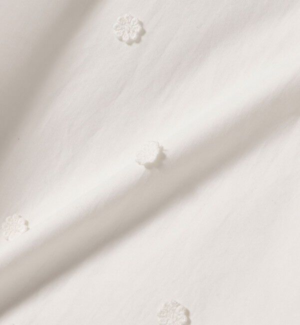 SHIPS any「SHIPS any:〈洗濯機可能〉フラワー モチーフ Aライン スキッパー シャツ ブラウス」|シャツ・ブラウス|