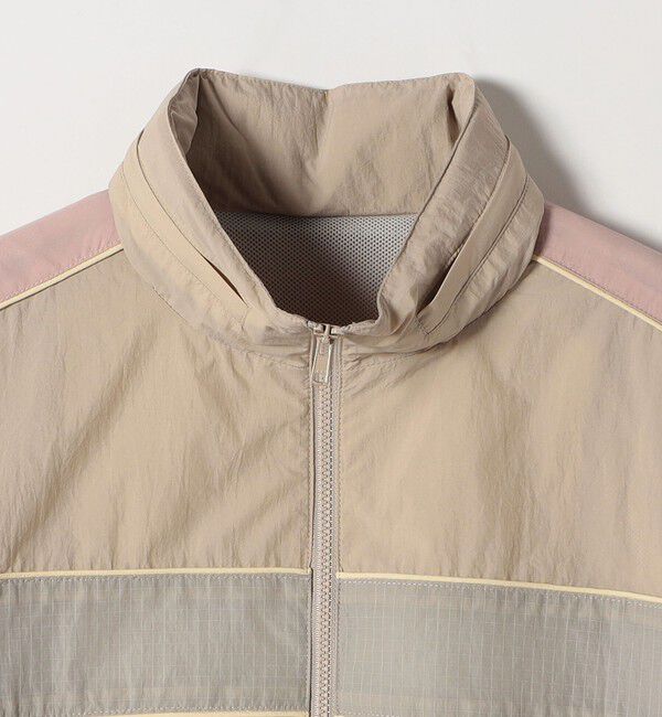 SHIPS any「《予約》SHIPS any:〈洗濯機可能〉ナイロン スタンドカラー 配色 ジップ ブルゾン」|ブルゾン・スタジャン|