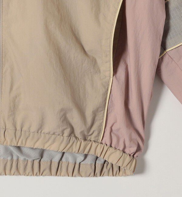 SHIPS any「《予約》SHIPS any:〈洗濯機可能〉ナイロン スタンドカラー 配色 ジップ ブルゾン」|ブルゾン・スタジャン|