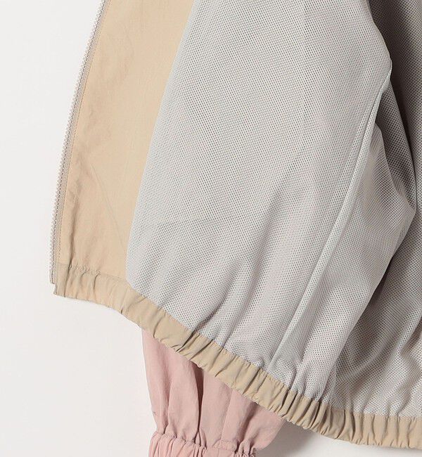 SHIPS any「《予約》SHIPS any:〈洗濯機可能〉ナイロン スタンドカラー 配色 ジップ ブルゾン」|ブルゾン・スタジャン|