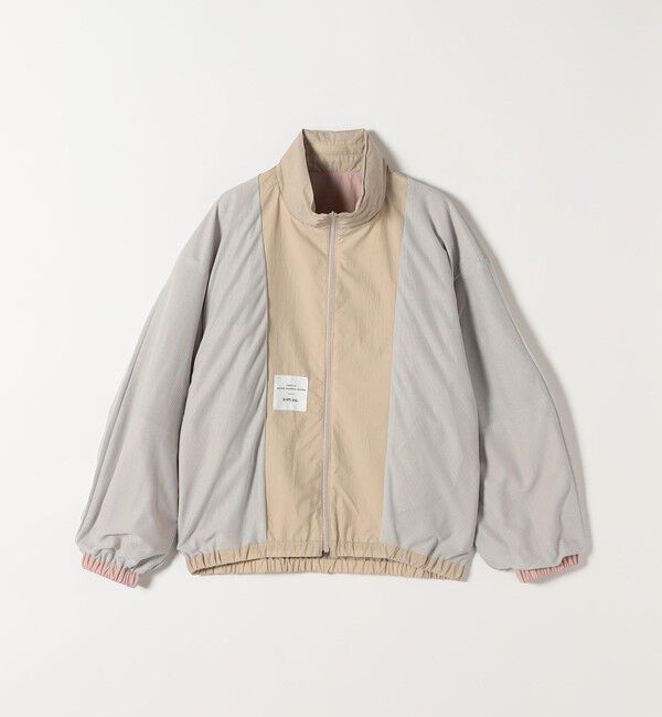 SHIPS any「《予約》SHIPS any:〈洗濯機可能〉ナイロン スタンドカラー 配色 ジップ ブルゾン」|ブルゾン・スタジャン|