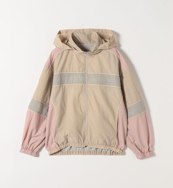 SHIPS any「《予約》SHIPS any:〈洗濯機可能〉ナイロン スタンドカラー 配色 ジップ ブルゾン」|ブルゾン・スタジャン|